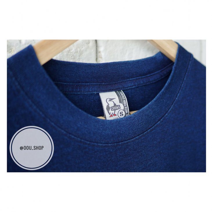 CHUMS INDIGO SHORT SLEEVE T-SHIRT