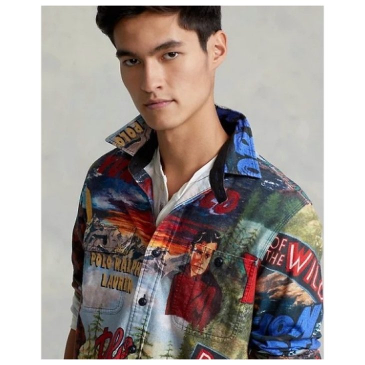 POLO RALPH LAUREN CLASSIC FIT EXPEDITION PRINT WORKSHIRT