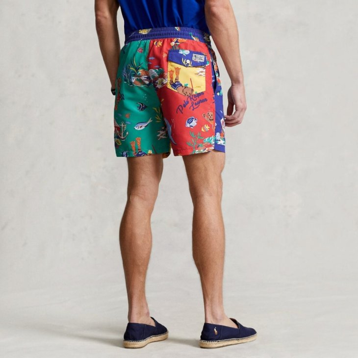 POLO RALPH LAUREN 14.6-CM TRAVELLER BEAR SWIMMING TRUNK