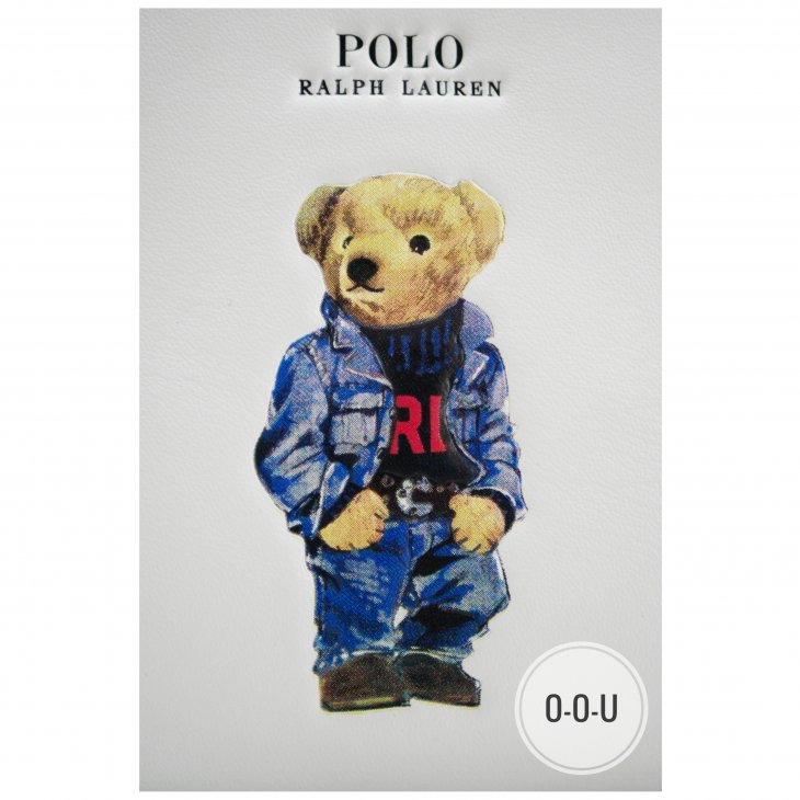 POLO RALPH LAUREN POLO BEAR LEATHER COSMETIC POUCH