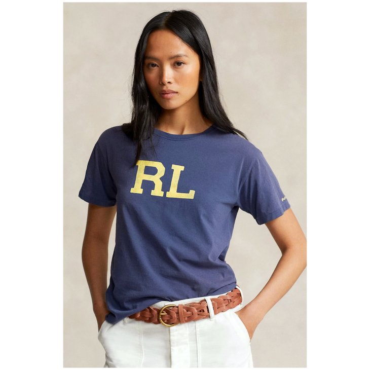POLO RALPH LAUREN WOMEN LOGO COTTON TEE