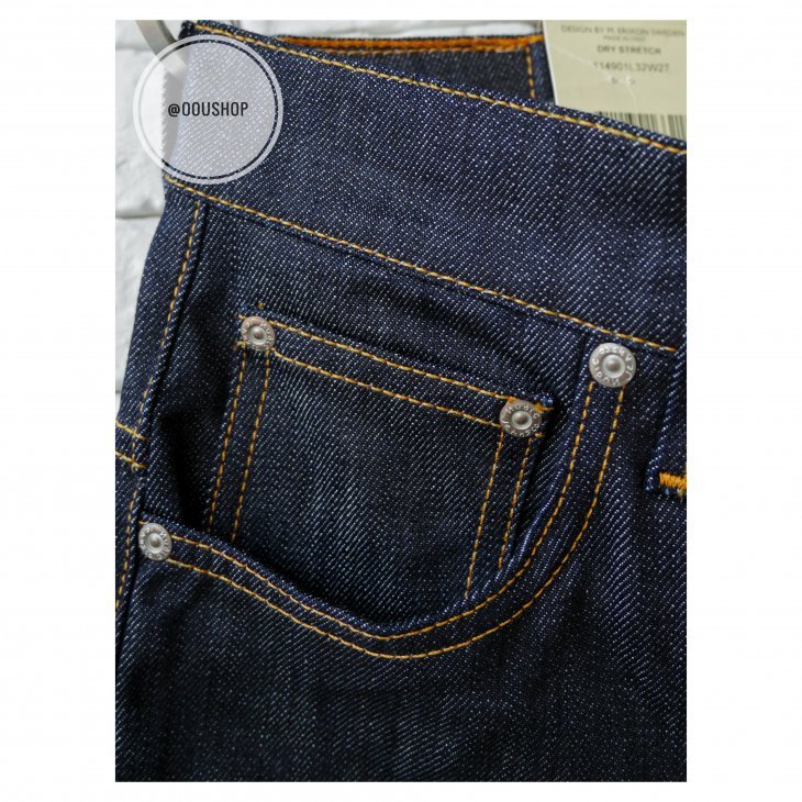 NUDIE JEANS THIN FINN LOW YOKE THIN SKINNY LEGS Dry STRETCH