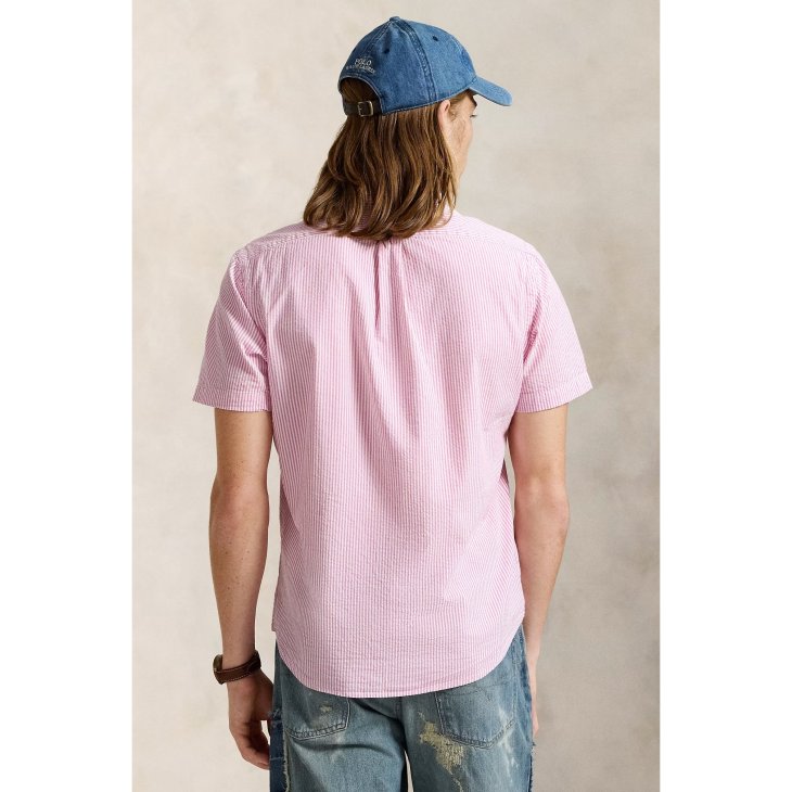 POLO RALPH LAUREN RL PREPSTER CLASSIC FIT SEERSUCKER SHIRT