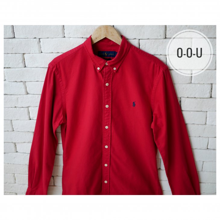POLO RALPH LAUREN SLIM FIT GARMENT-DYED OXFORD SHIRT