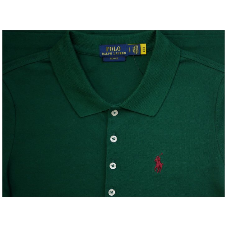POLO RALPH LAUREN WOMEN SLIM FIT STRETCH POLO SHIRT