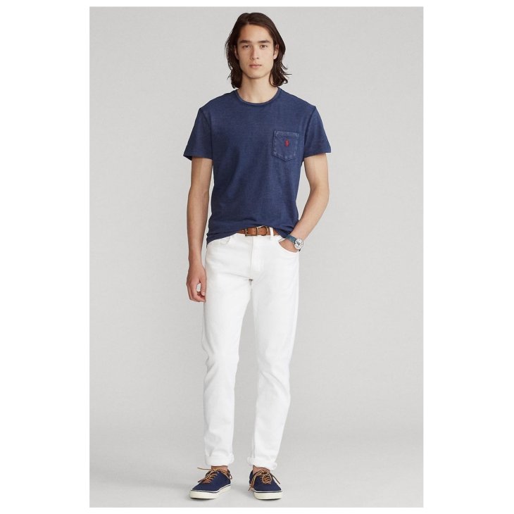 POLO RALPH LAUREN CUSTOM SLIM FIT JERSEY POCKET T-SHIRT
