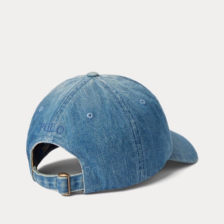 POLO RALPH LAUREN DENIM BASEBALL CAP