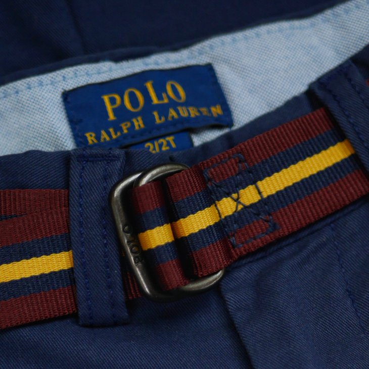 POLO RALPH LAUREN KIDS SKINNY FIT FLEX ABRASION TWILL TROUSER