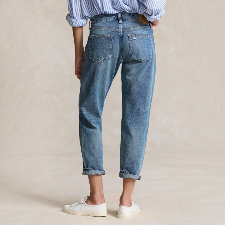 POLO RALPH LAUREN WOMEN RELAXED TAPERED JEAN