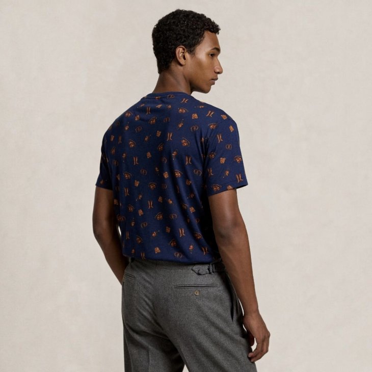 POLO RALPH LAUREN CLASSIC FIT EQUESTRIAN JERSEY T-SHIRT