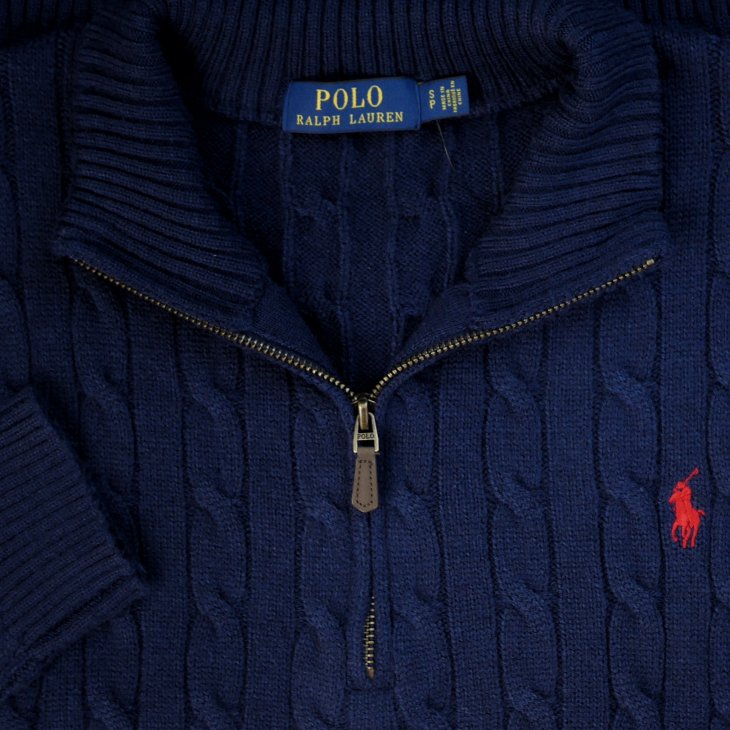 POLO RALPH LAUREN CABLE-KNIT WOOL-CASHMERE JUMPER