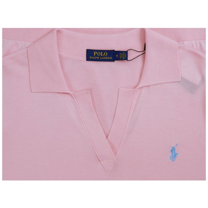 POLO RALPH LAUREN WOMEN SHRUNKEN FIT TERRY POLO SHIRT