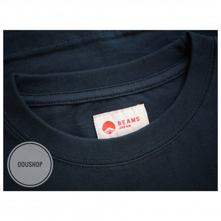 BEAMS JAPAN LOGO PRINT TEE
