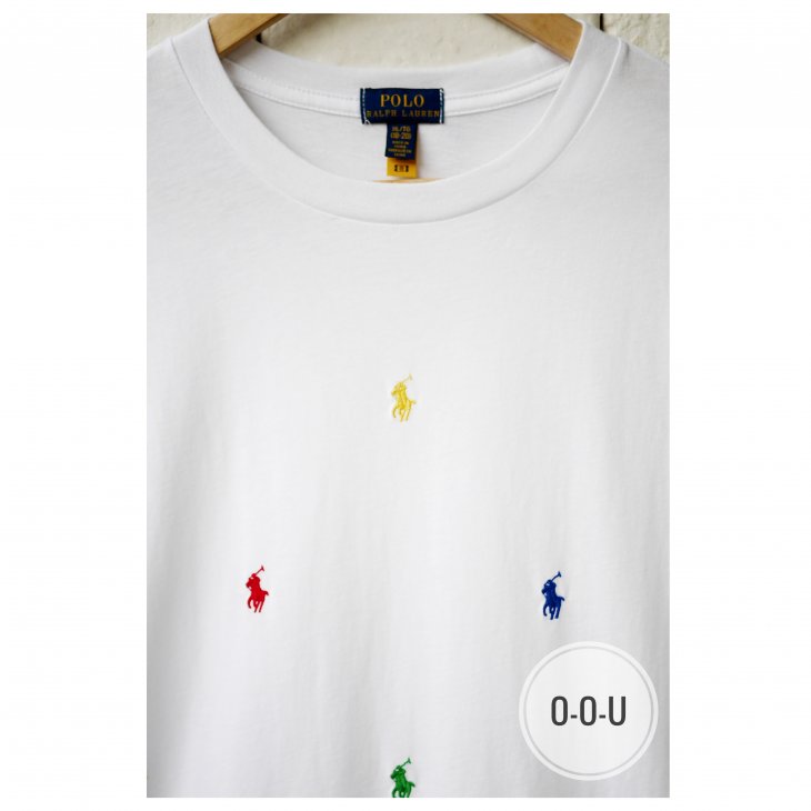 POLO RALPH LAUREN BOYS ALL-OVER POLO PONY T-SHIRT