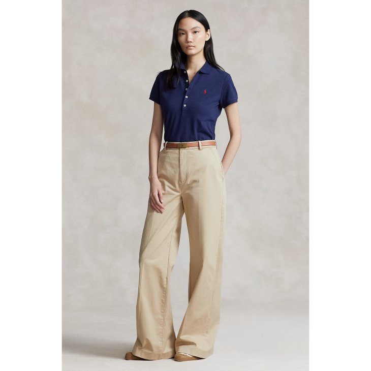 POLO RALPH LAUREN WOMEN SLIM FIT STRETCH POLO SHIRT