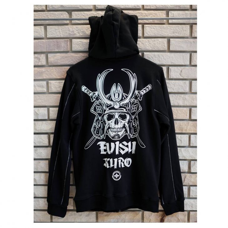 EVISU Souvenir Piping Zip-up Hoodie