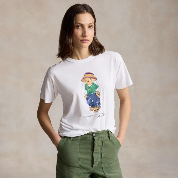 POLO RALPH LAUREN POLO BEAR COTTON T-SHIRT