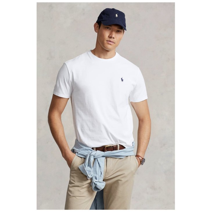 POLO RALPH LAUREN CUSTOM SLIM FIT COTTON T-SHIRT