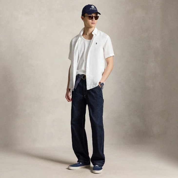 POLO RALPH LAUREN CLASSIC FIT LINEN SHIRT