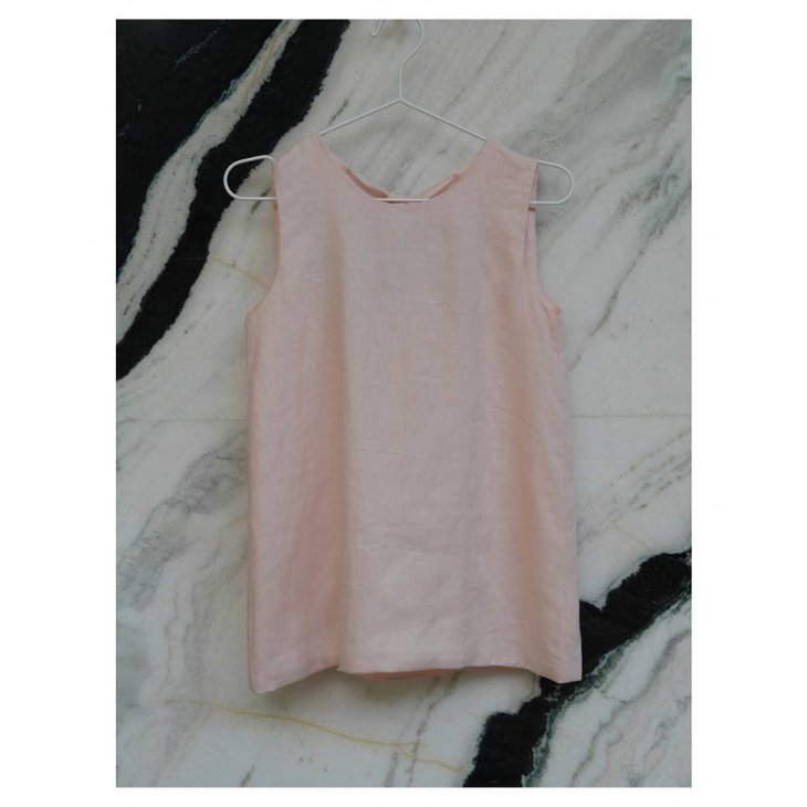 Sleeveless Tie Bow