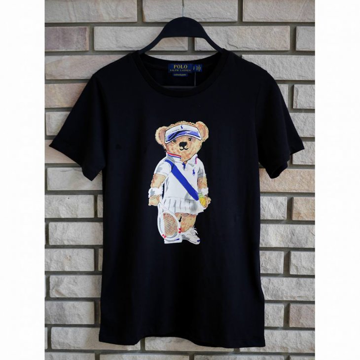 POLO RALPH LAUREN TENNIS BEAR COTTON T-SHIRT