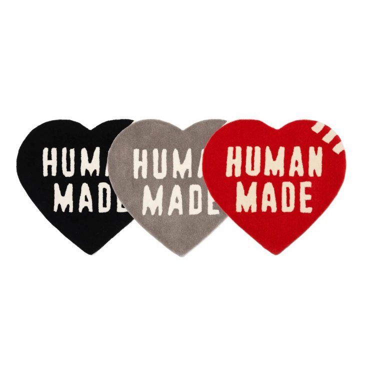 HUMAM MADE HEART RUG MEDIUM