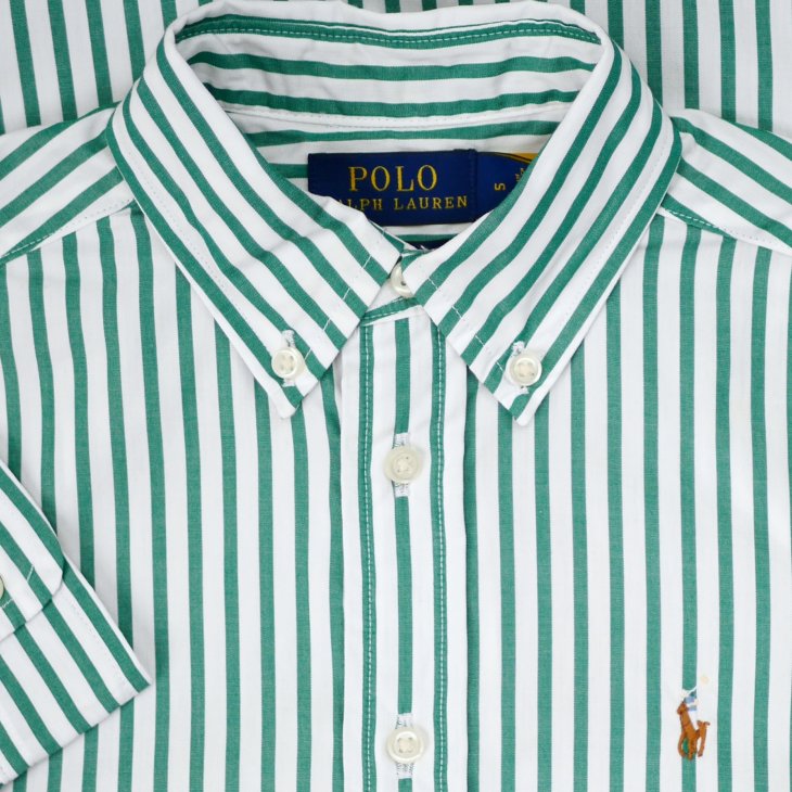 POLO RALPH LAUREN KIDS PLAID COTTON POPLIN SHIRT