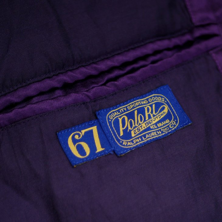 POLO RALPH LAUREN SATIN VARSITY-INSPIRED JACKET