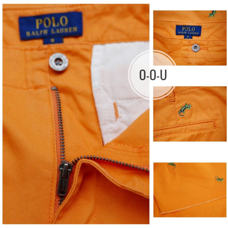 POLO RALPH LAUREN BOYS LIZARD STRETCH CHINO SHORT