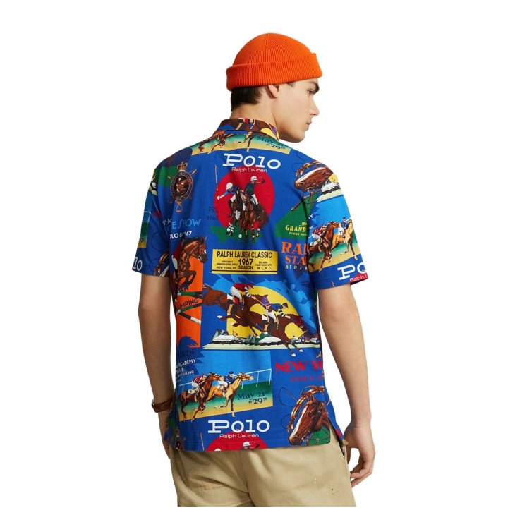 POLO RALPH LAUREN CLASSIC FIT EQUESTRIAN MESH POLO SHIRT
