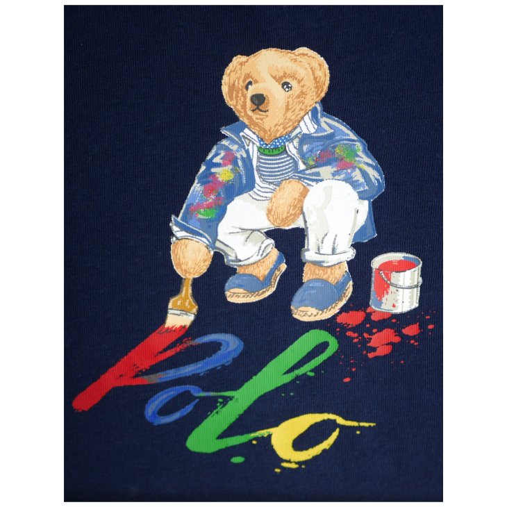 POLO RALPH LAUREN BABY BOY POLO BEAR COTTON JERSEY TEE