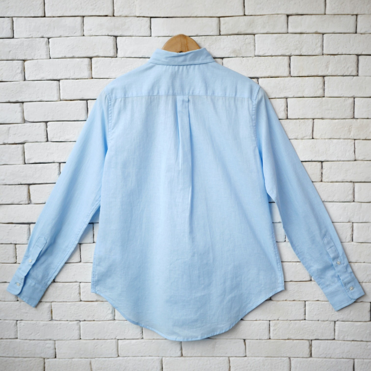 POLO RALPH LAUREN WOMEN CLASSIC FIT LINEN SHIRT