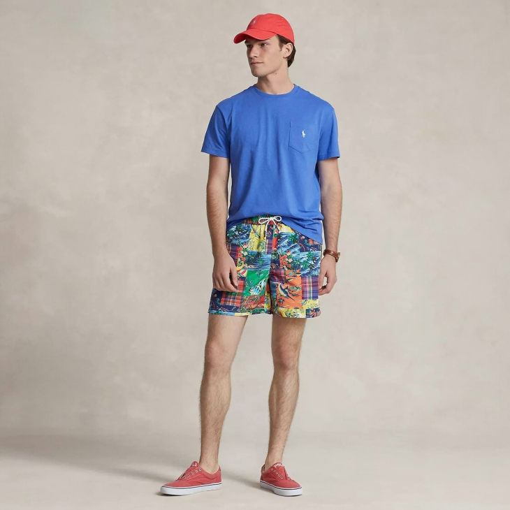 POLO RALPH LAUREN 5.75-INCH TRAVELER CLASSIC SWIM TRUNK