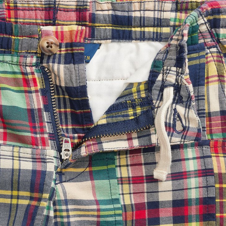 POLO RALPH LAUREN KIDS POLO PREPSTER COTTON MADRAS SHORT
