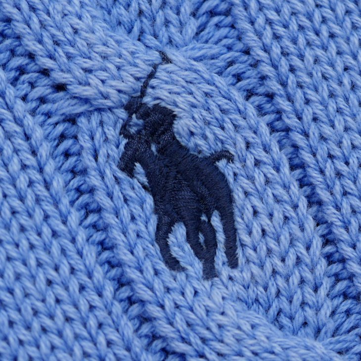 POLO RALPH LAUREN WOMEN CABLE-KNIT POLO SHIRT