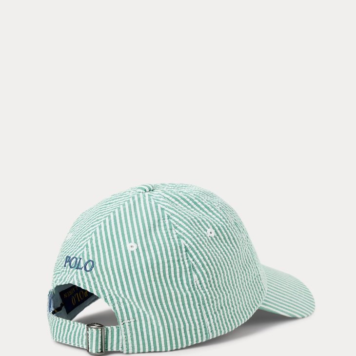 POLO RALPH LAUREN SEERSUCKER BALL CAP