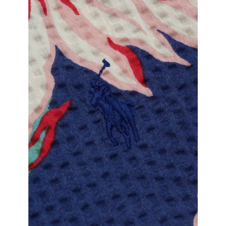 POLO RALPH LAUREN CLASSIC FIT FLORAL SEERSUCKER SHIRT