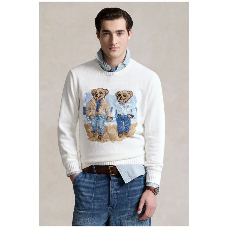 POLO RALPH LAUREN THE RALPH & RICKY BEAR SWEATER