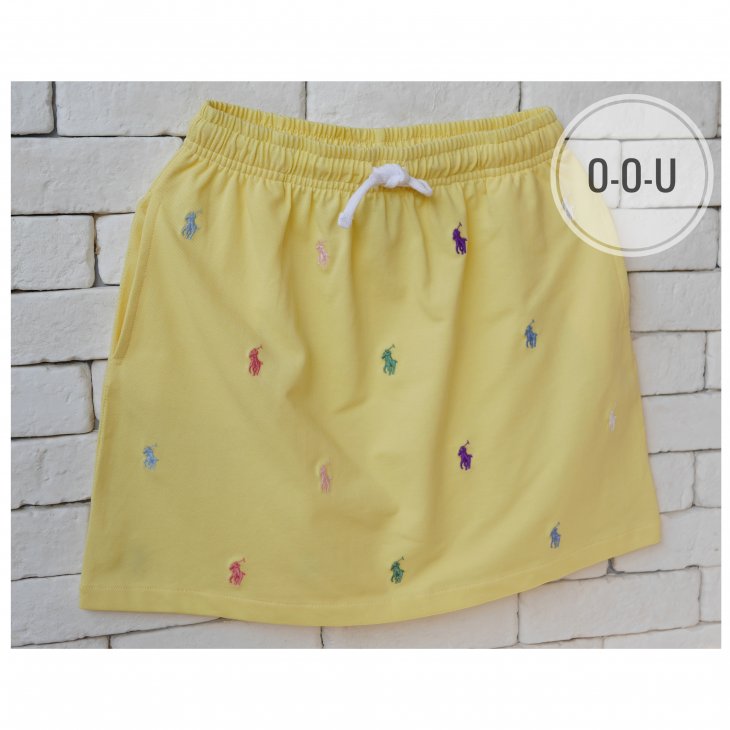 POLO RALPH LAUREN GIRLS POLO PONY SKIRT