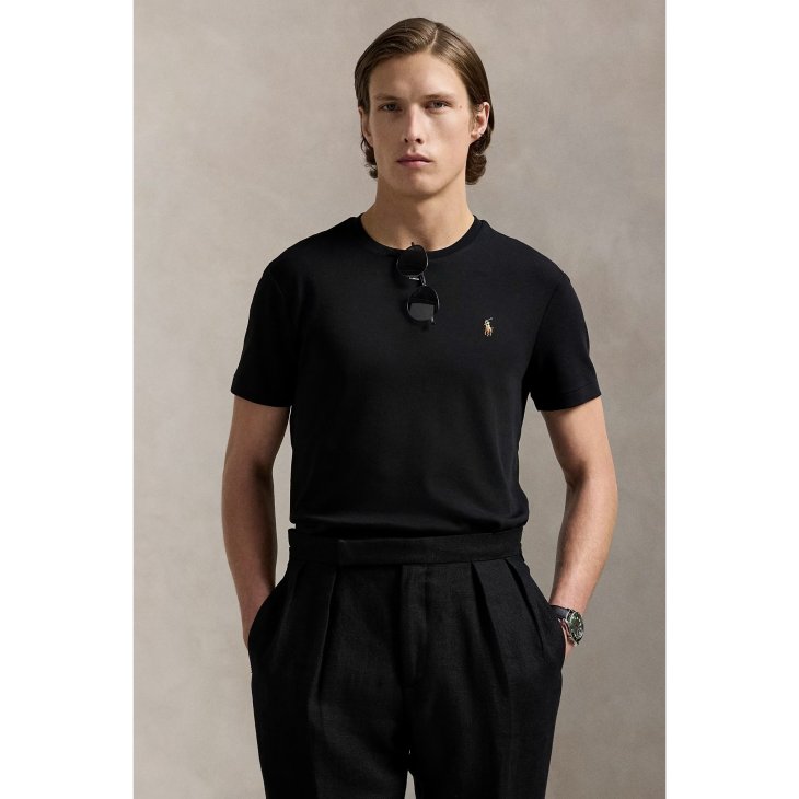 POLO RALPH LAUREN CUSTOM SLIM FIT COTTON T-SHIRT