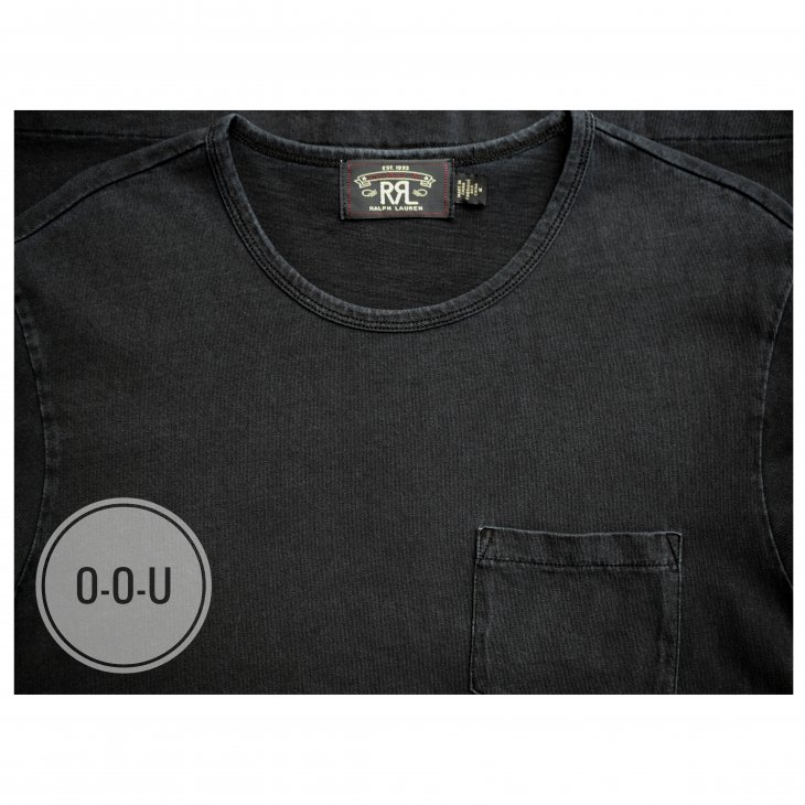 RRL INDIGO JERSEY POCKET T-SHIRT