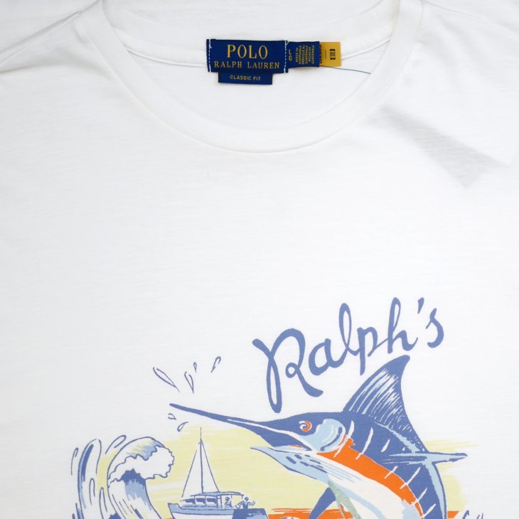 POLO RALPH LAUREN CLASSIC FIT SLUB JERSEY GRAPHIC T-SHIRT