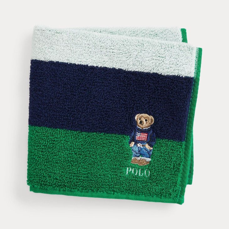 POLO RALPH LAUREN POLO BEAR COTTON TERRY HANDKERCHIEF