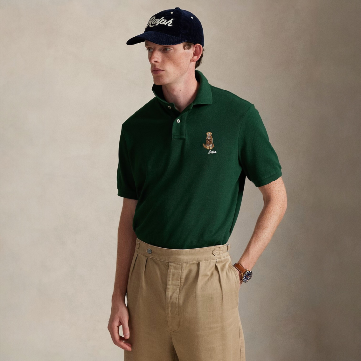 POLO RALPH LAUREN CLASSIC FIT DOG-EMBROIDERED POLO SHIRT