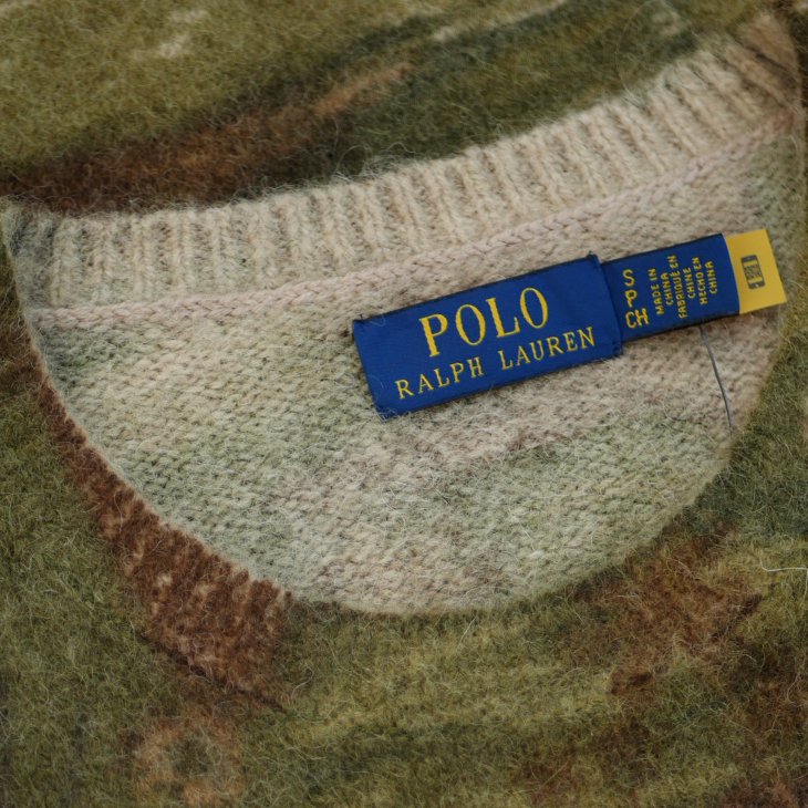 POLO RALPH LAUREN SEA-TO-SKI CAMO SWEATER