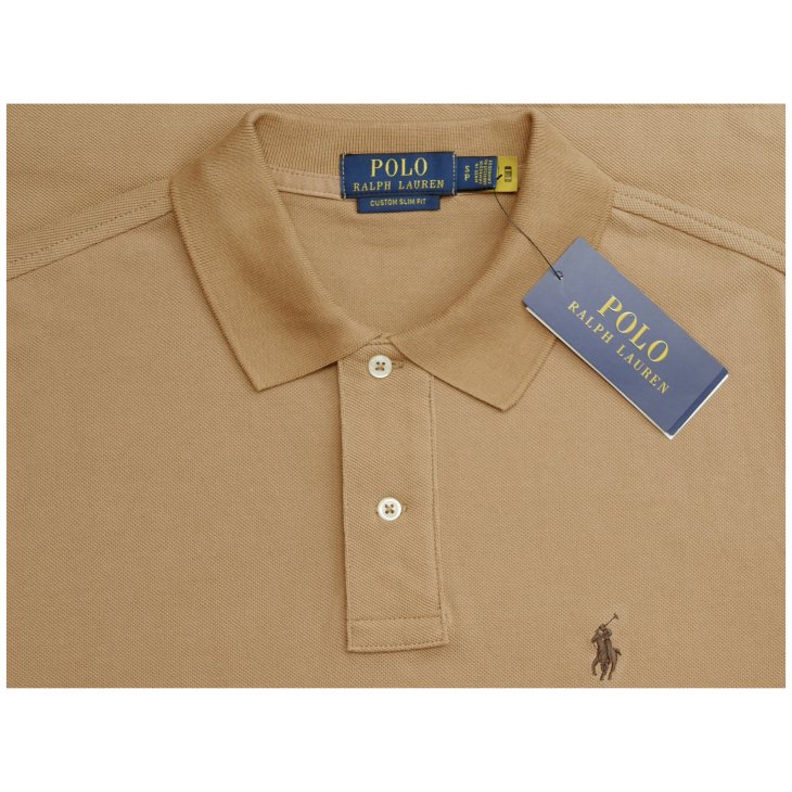 POLO RALPH LAUREN CUSTOM SLIM FIT POLO SHIRT