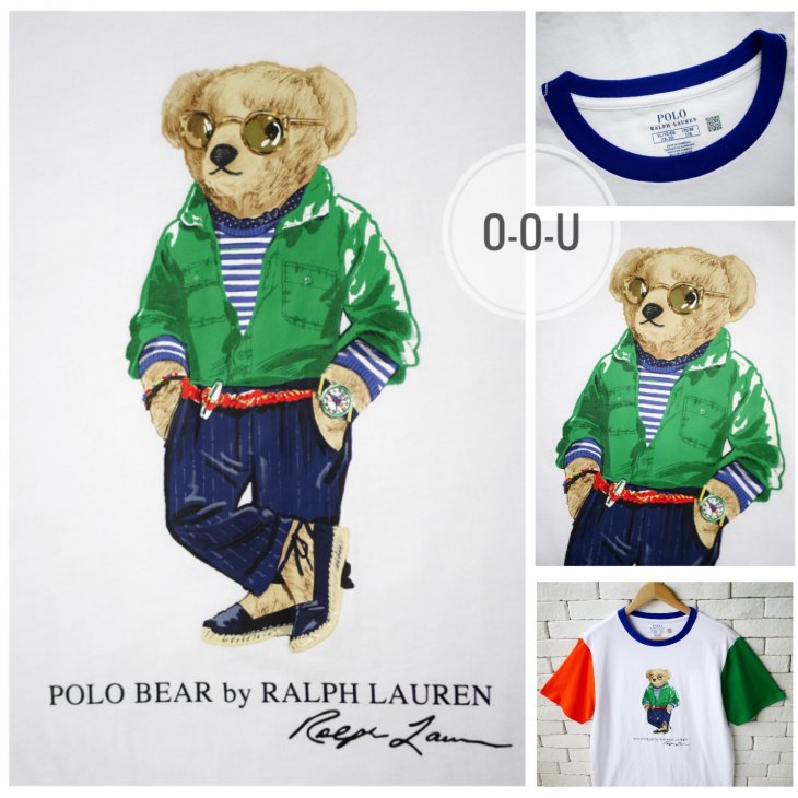 POLO RALPH LAUREN BOYS POLO BEAR COTTON JERSEY TEE
