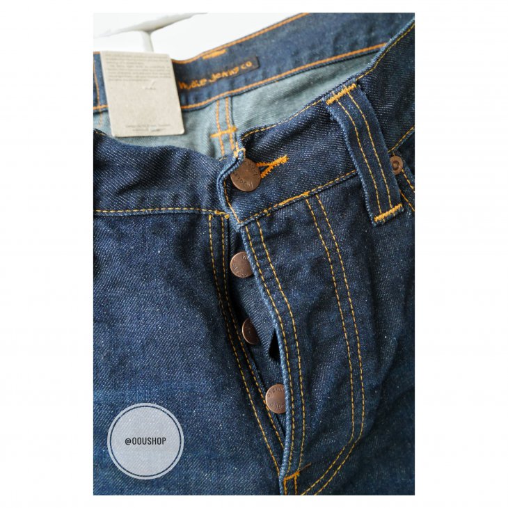 NUDIE JEANS AVERAGE JOE RECYCLE DARK WORN