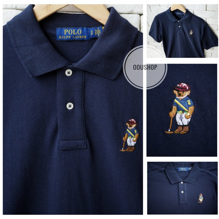 POLO RALPH LAUREN CUSTOM FIT POLO BEAR POLO SHIRT