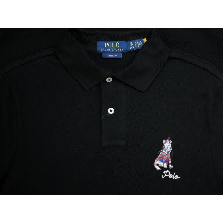 POLO RALPH LAUREN CLASSIC FIT DOG EMBROIDERED POLO SHIRT